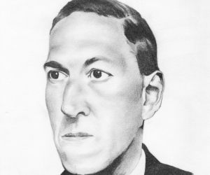 Portrait of the author HP Lovecraft